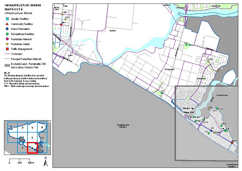 City Of Parramatta Council Amendment Outside CBD Development   Map09 