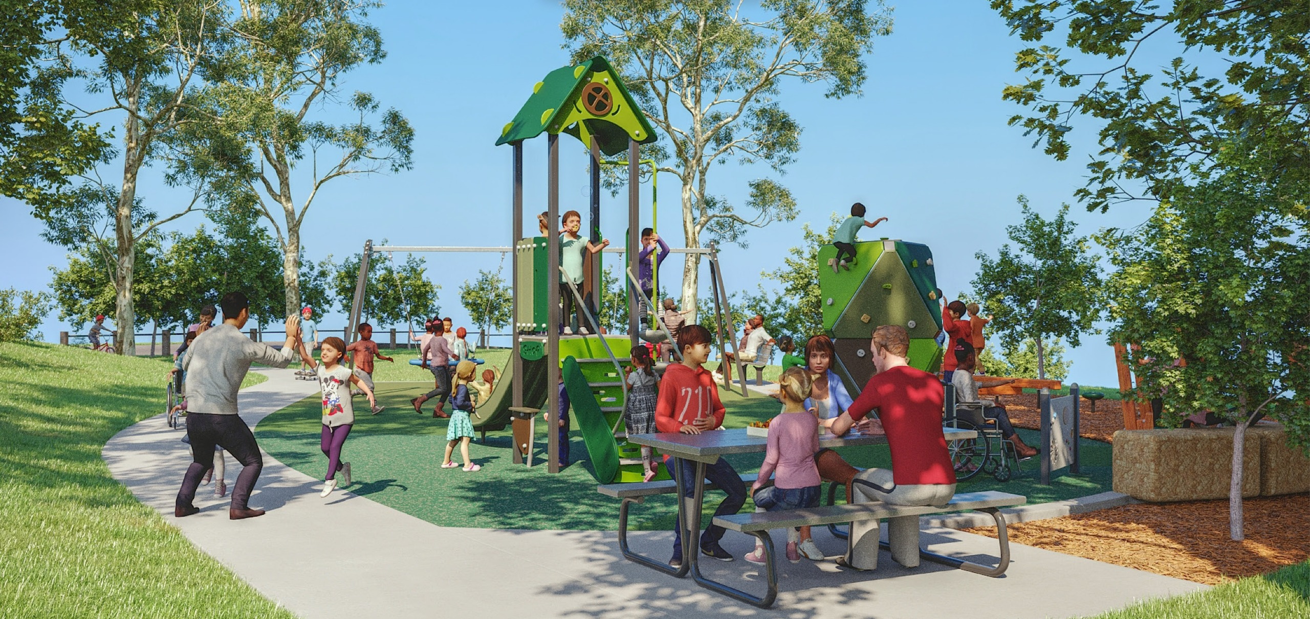 Sir Thomas Mitchell Reserve - NEW Playground